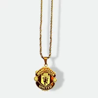 Manchester United Pendant – Glory Glory Engraved Necklace for Football Fans