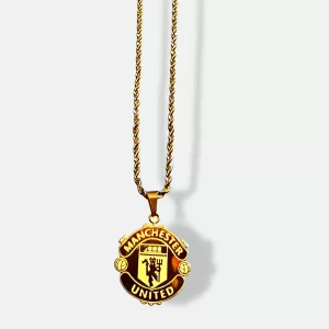 Manchester United Pendant – Glory Glory Engraved Necklace for Football Fans