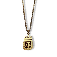 Argentina Crest Pendant – AFA Badge Necklace for Football Fans