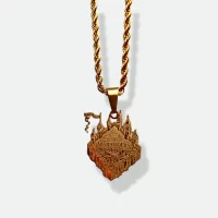 Harry Potter Marauders Map | 'I solemnly swear that I am up to no good' | 18k Gold & Silver-Plated | Custom Engraved Wizarding World Jewelry
