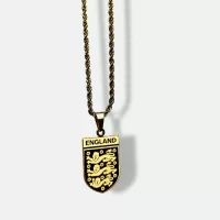 England Pendant – It’s Coming Home Engraved Necklace for Football Fans