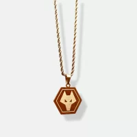 Wolverhampton Wanderers Pendant – Out of Darkness Cometh Light Engraved Necklace