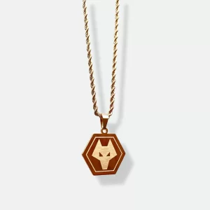 Wolverhampton Wanderers Pendant – Out of Darkness Cometh Light Engraved Necklace