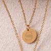 Christian Personalized Initial 'S' Pendant with Isaiah 41:10 Engraving